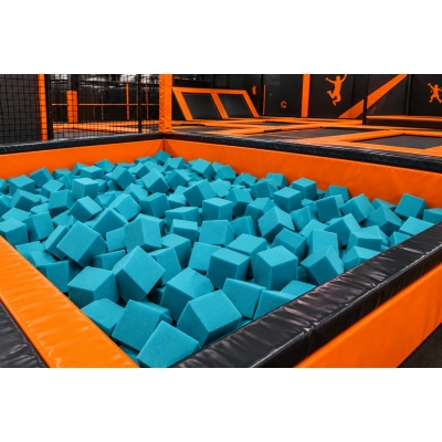 KLOCKI PIANKOWE DO BASENÓW POD TRAMPOLINY, PLACÓW ZABAW  1 M3